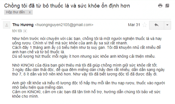 Thư của bạn ​Thu Hương